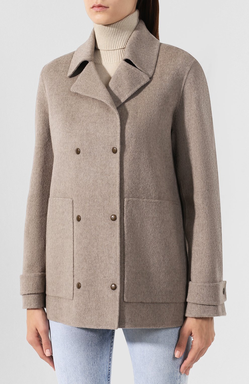 Пальто из смеси шерсти и кашемира THEORY, арт. J0601406, фото 3