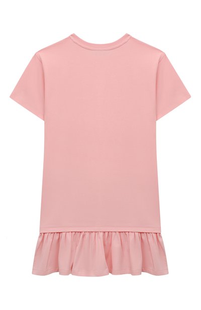 Хлопковое платье MOSCHINO светло-розового цвета по цене 12250 руб., арт. HDV0CP/LBA00/14, фото 2 Хлопковое платье MOSCHINO, арт. HDV0CP/LBA00/14, фото 2