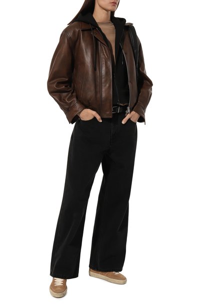 Замшевые кеды soul star GOLDEN GOOSE DELUXE BRAND, арт. GWF00464.F005048, фото 2