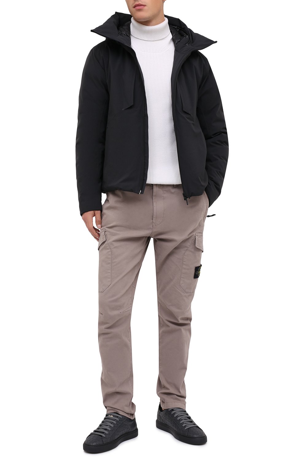 Кожаные кеды HIDE AND JACK, арт. IBKLDGRBLK-MTB, фото 2