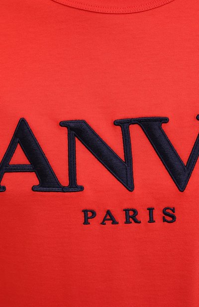 Хлопковая футболка LANVIN, арт. RM-JE0011-JR54-P21, фото 5