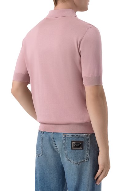 Шелковое поло DOLCE & GABBANA, арт. GXZ02Z/JBS05, фото 4