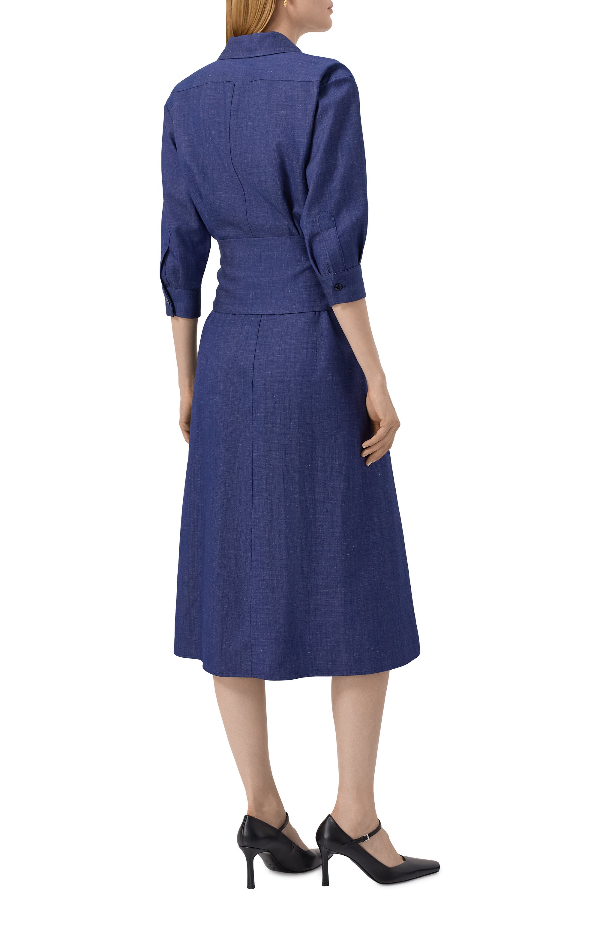 Платье из шерсти и льна COLOMBO, арт. AB00359/77184-U, фото 4