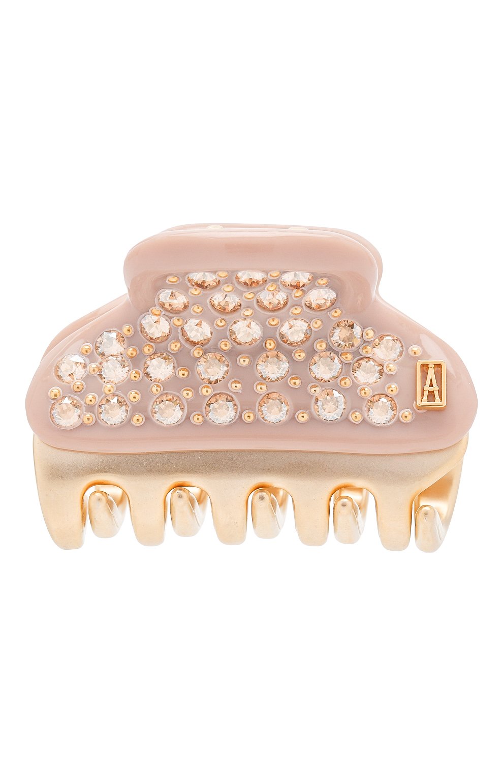 Заколка для волос ALEXANDRE DE PARIS светло-розового цвета по цене 17850 руб., арт. ICC45-14339-04 S5, фото 1 Заколка для волос ALEXANDRE DE PARIS, арт. ICC45-14339-04 S5, фото 1