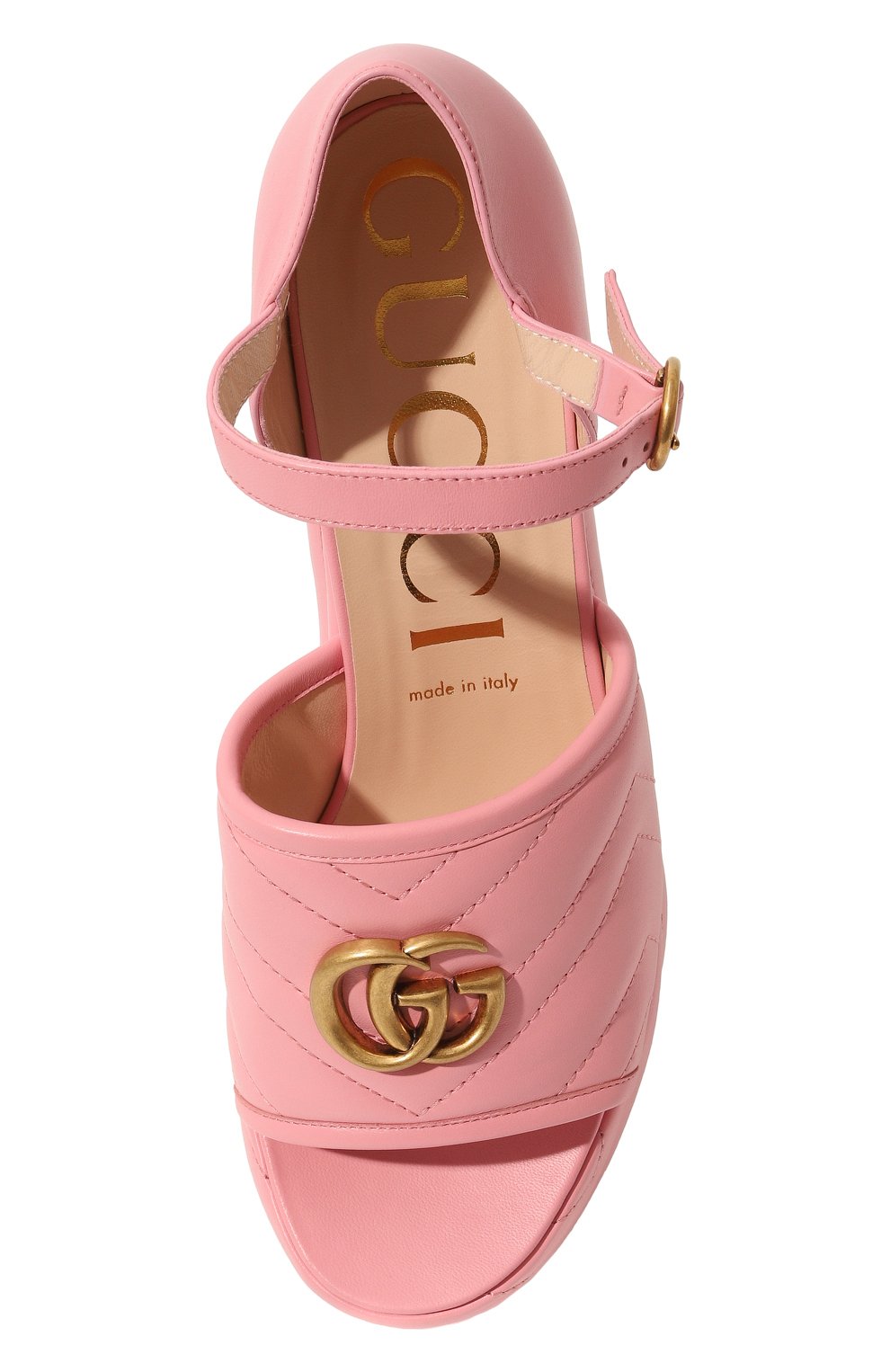 Кожаные босоножки GUCCI, арт. 658677 BKO60, фото 6