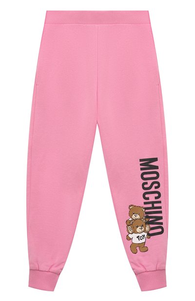 Комплект из толстовки и брюк MOSCHINO розового цвета по цене 21300 руб., арт. HUK03X/LCA14/4-8, фото 5 Комплект из толстовки и брюк MOSCHINO, арт. HUK03X/LCA14/4-8, фото 5