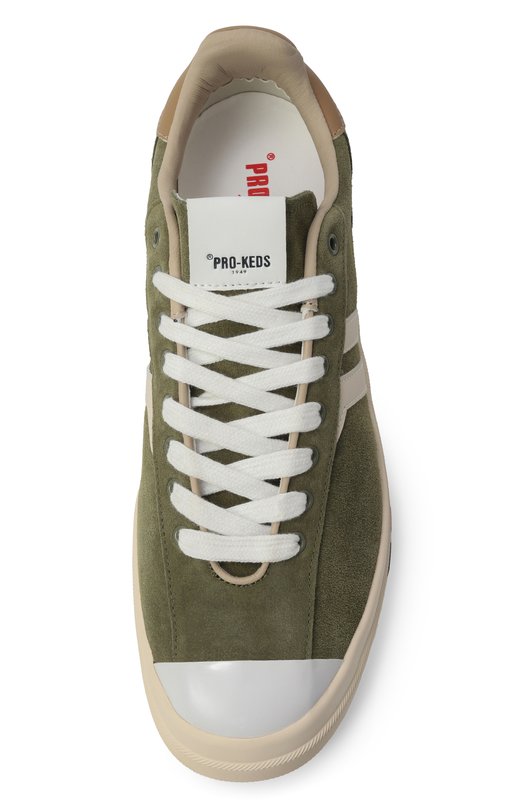 Замшевые кеды Court Ace Pro-Keds 1949 C0URT ACE/SUEDE & LEATHER Хаки  C0URT ACE/SUEDE & LEATHER Фото 6
