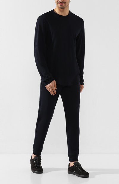 Хлопковый лонгслив JAMES PERSE темно-серого цвета по цене 26850 руб., арт. MKJ3312, фото 2 Хлопковый лонгслив JAMES PERSE, арт. MKJ3312, фото 2