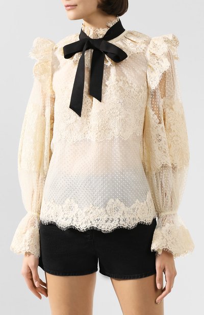 Кружевная блузка ZIMMERMANN, арт. 6959TESP, фото 3
