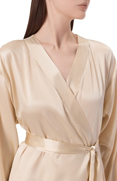 Шелковый халат I.D. SARRIERI, арт. J7961, фото 4