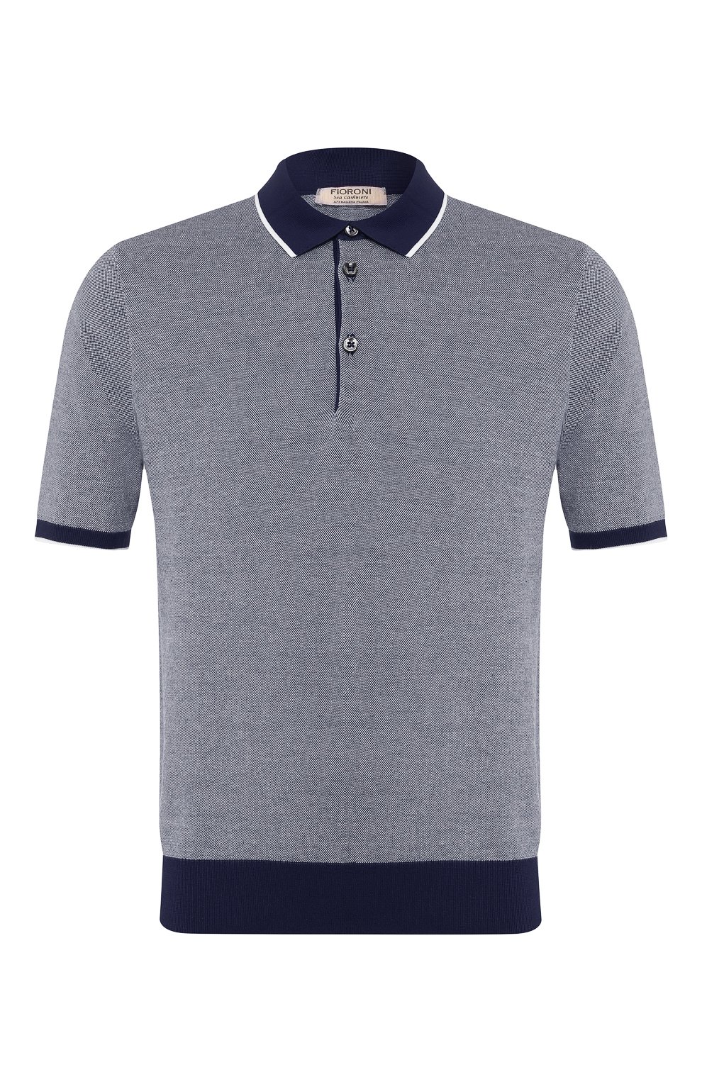 Поло из смеси хлопка и кашемира FIORONI, арт. MK20608C2, фото 1