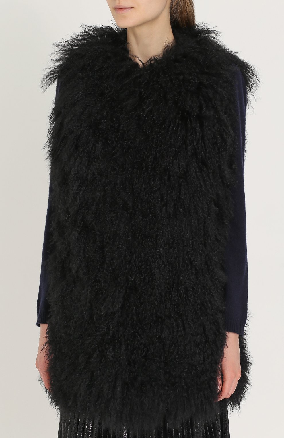 Удлиненный жилет из меха овчины POLO RALPH LAUREN, арт. V32/XZ4CG/XY2LY, фото 3