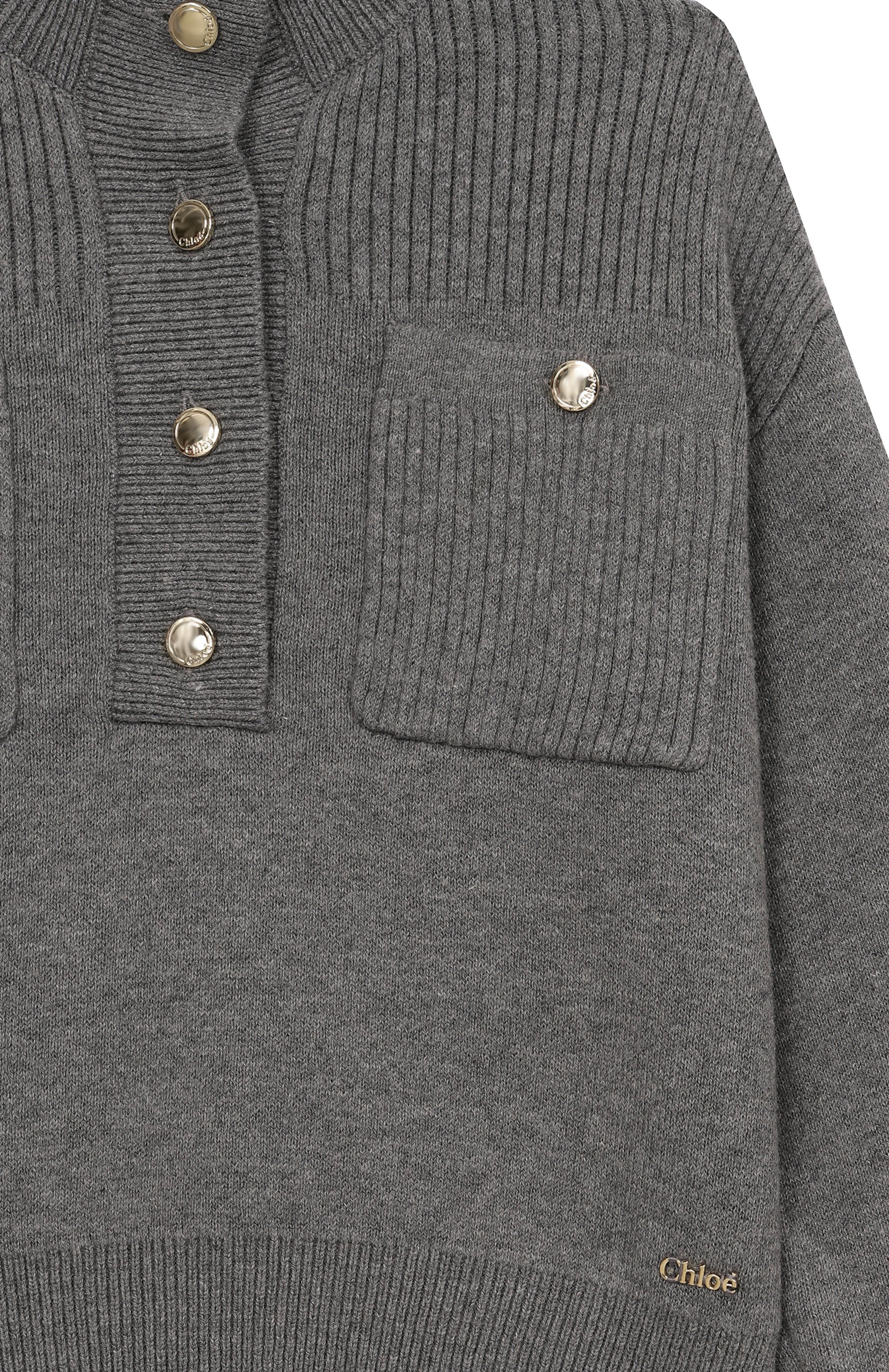 Свитер из хлопка и шерсти CHLOÉ, арт. C20636, фото 3