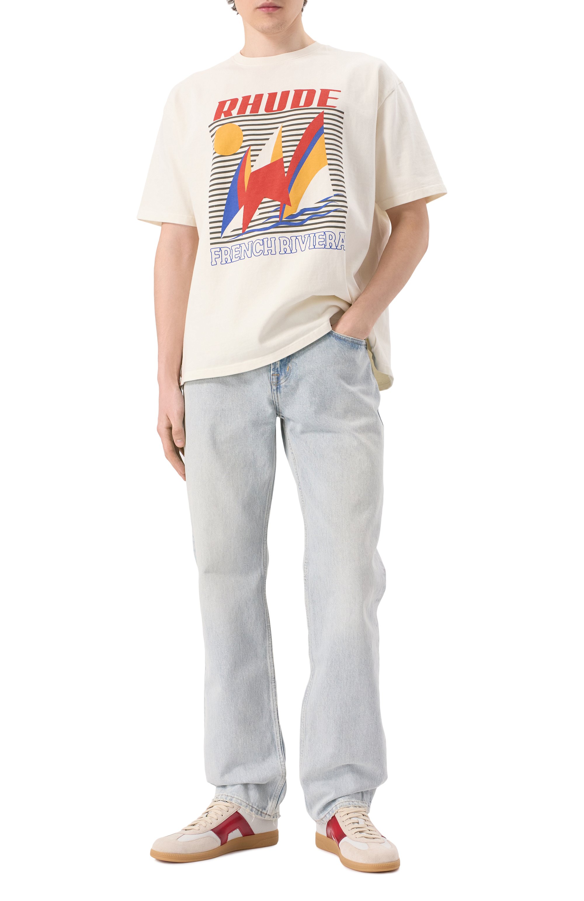 Кожаные кеды dbs oly SANTONI, арт. MBPG21965FARCN0C, фото 2