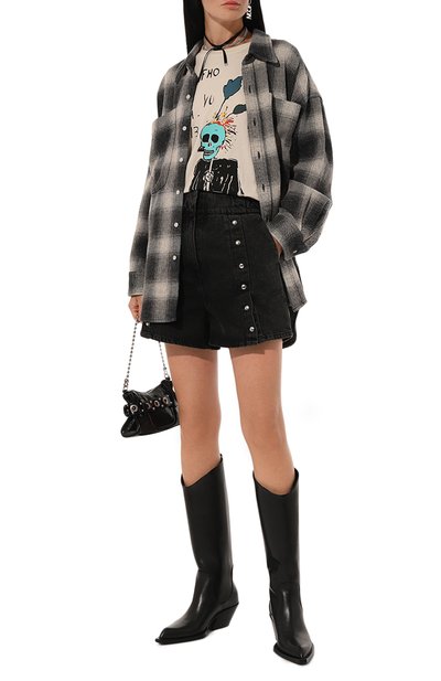 Хлопковая футболка R13, арт. R13WK141-111AL, фото 2