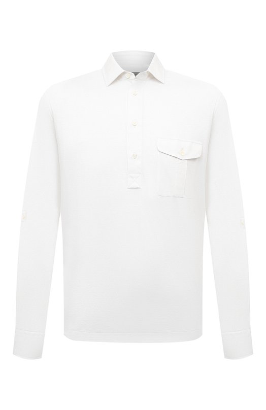 Льняная рубашка Corneliani 93P212-9311091 Белый 93P212-9311091
