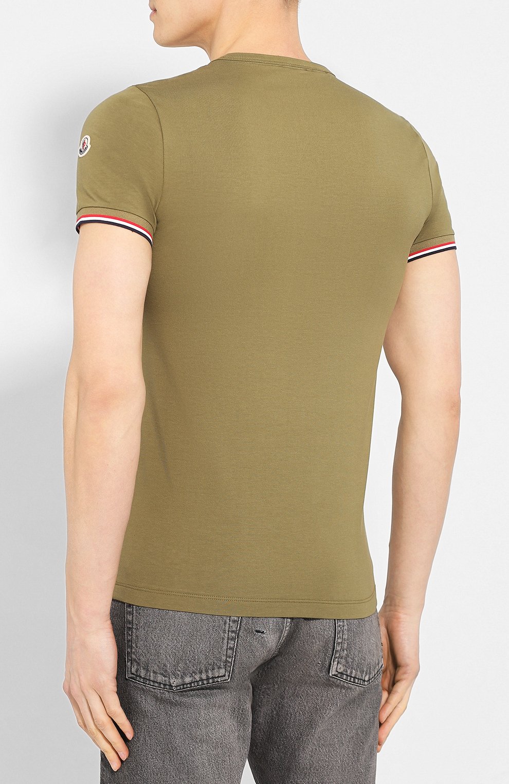 Хлопковая футболка MONCLER, арт. F1-091-8C716-00-87296, фото 4