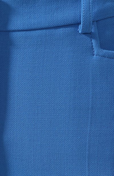 Брюки VICTORIA BECKHAM голубого цвета по цене 99500 руб., арт. 1120WTR000629A, фото 5 Брюки VICTORIA BECKHAM, арт. 1120WTR000629A, фото 5