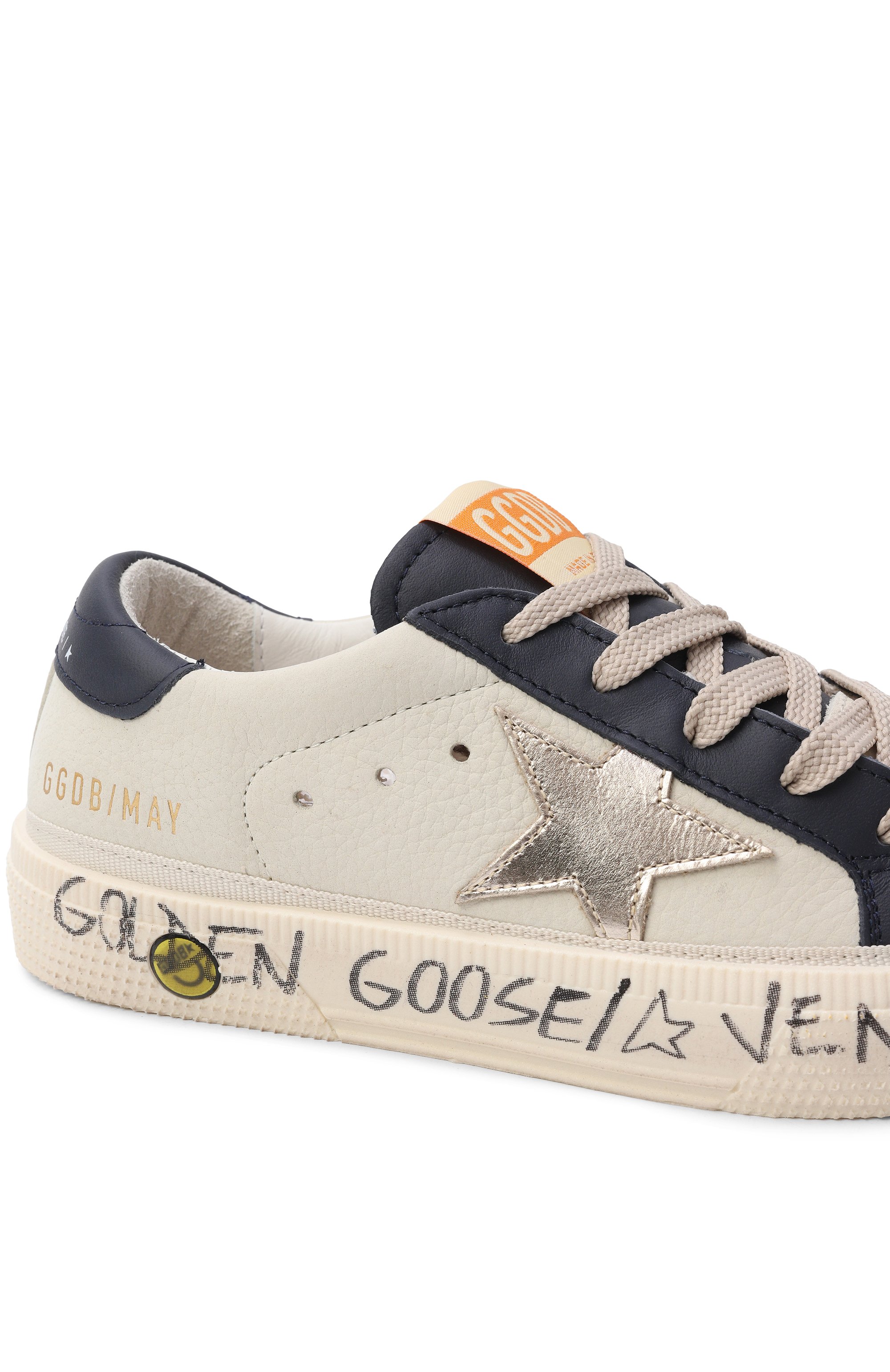 Кожаные кеды may GOLDEN GOOSE DELUXE BRAND, арт. GYF00496.F008058, фото 5