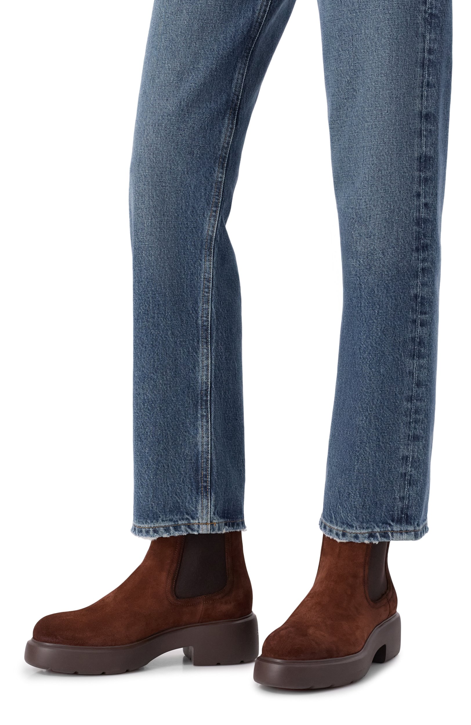 Замшевые челси easy SANTONI, арт. WTEG72325SM0NHLW, фото 2