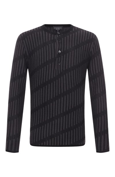 Мужской джемпер из шерсти и вискозы EMPORIO ARMANI, арт. EM003517/AF19553