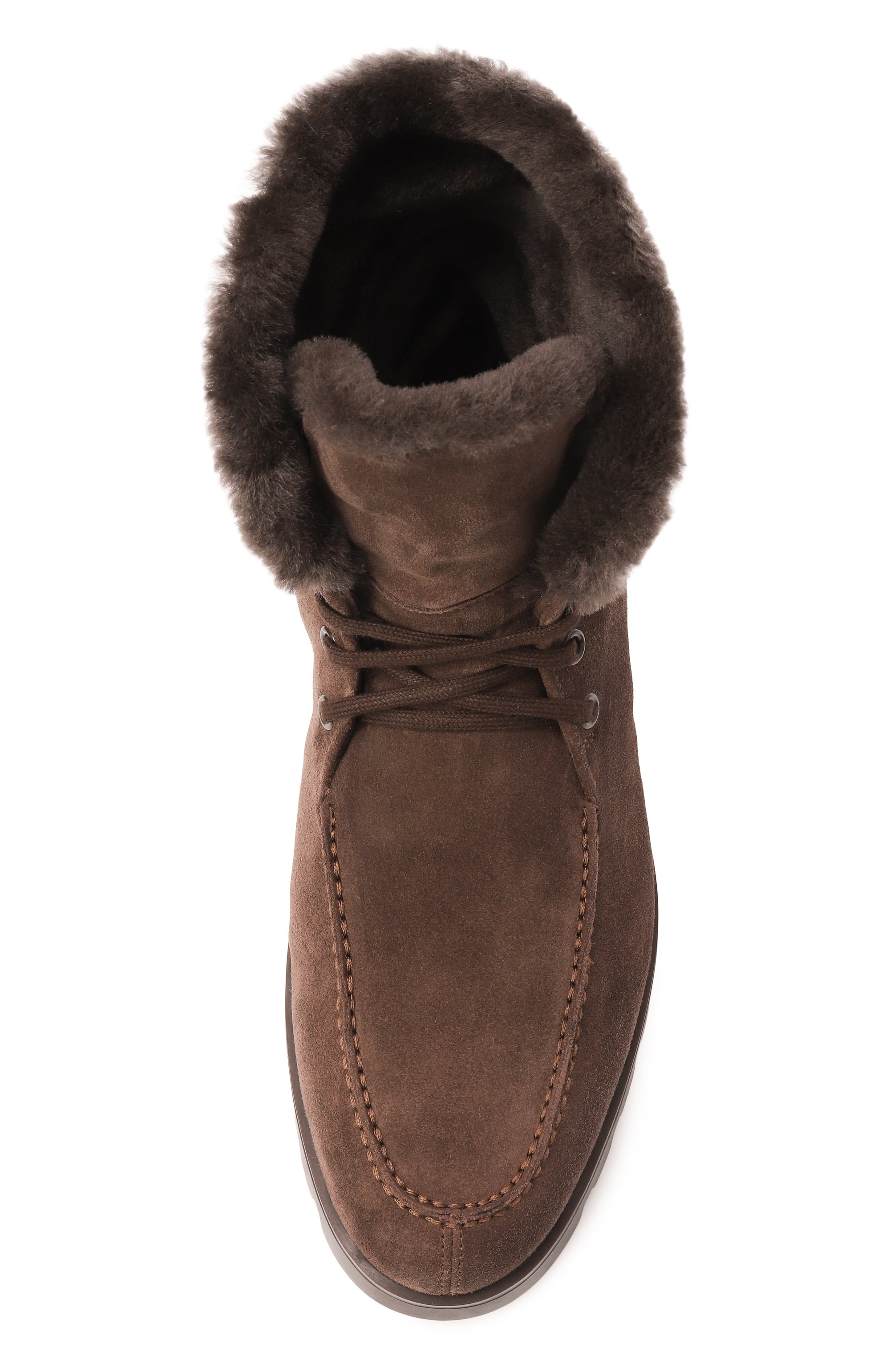 Замшевые ботинки SANTONI, арт. WTDG71048DKRAPFR, фото 6