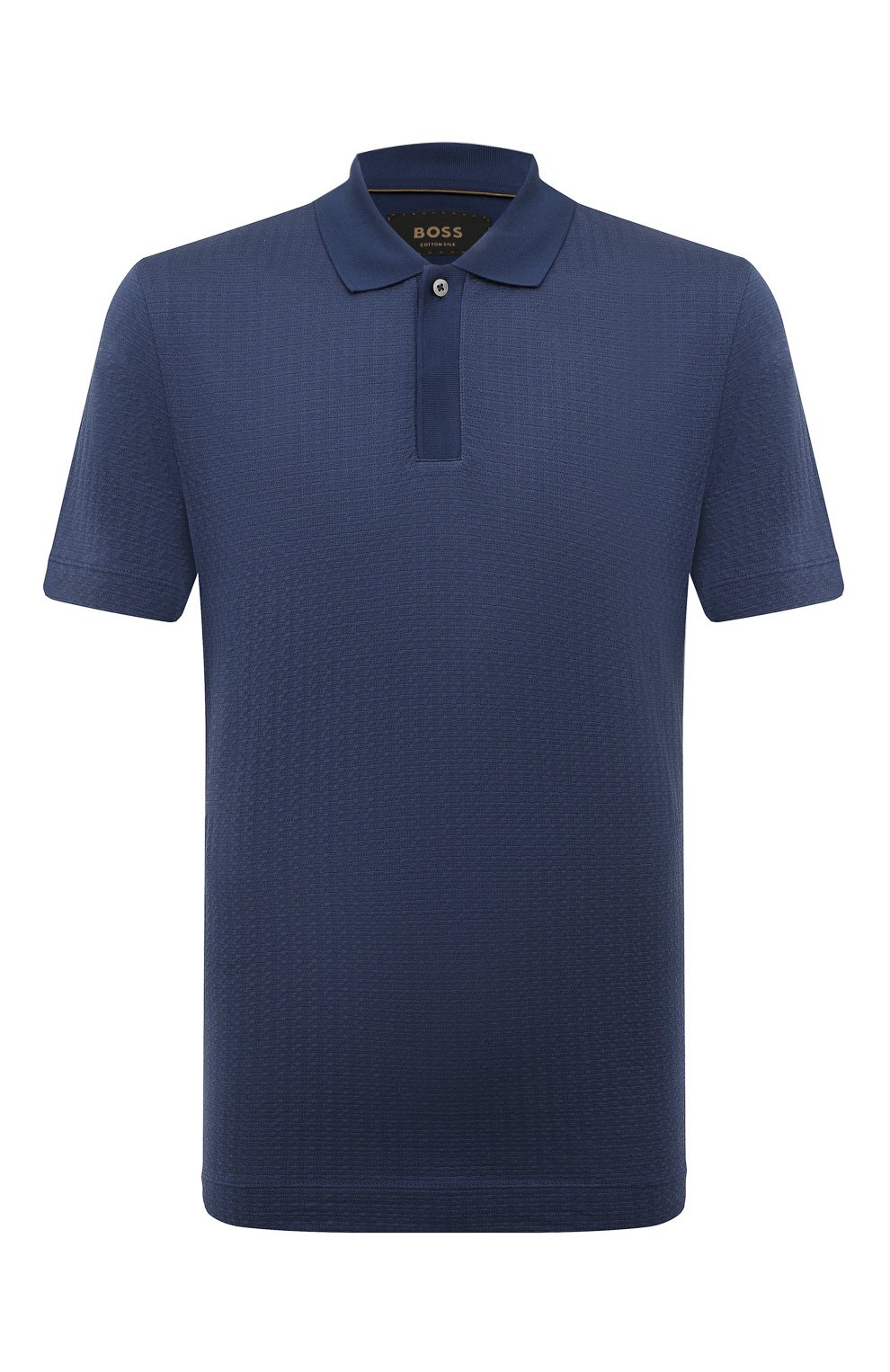 Поло из хлопка и шелка BOSS CAMEL, арт. 50502750, фото 1