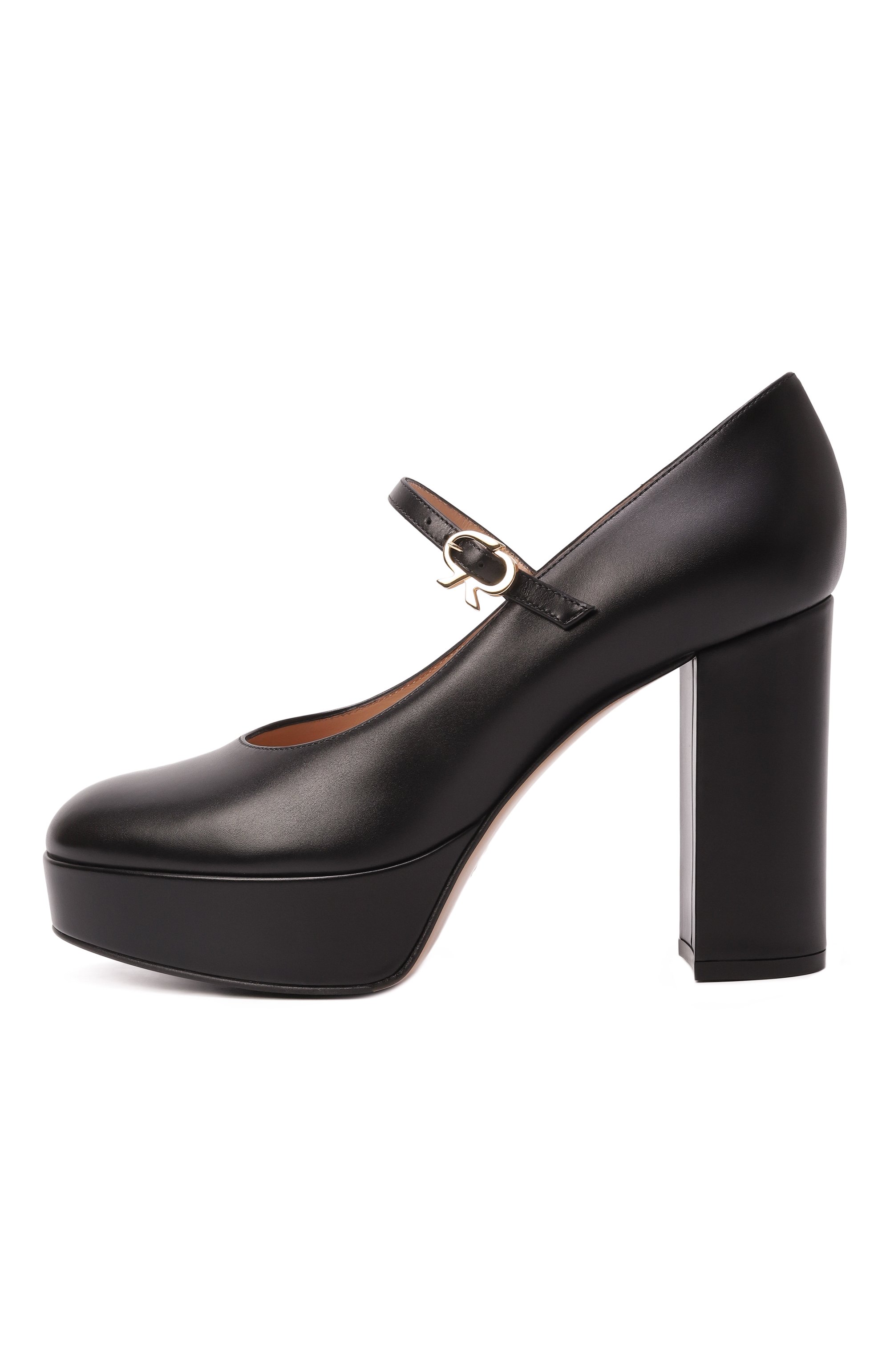 Кожаные туфли doris 70 GIANVITO ROSSI, арт. G22383.70RIC.VITNER0, фото 4