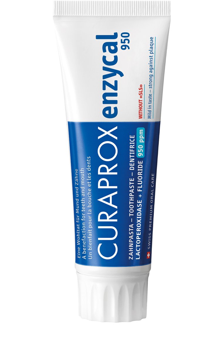 Зубная паста enzycal 950 (75ml) CURAPROX бесцветного цвета, арт. 7612412422450 | Фото 1 (Статус проверки: Проверена категория; Региональные ограничения белый список (Axapta Mercury): Не проставлено; Нос: Не проставлено)