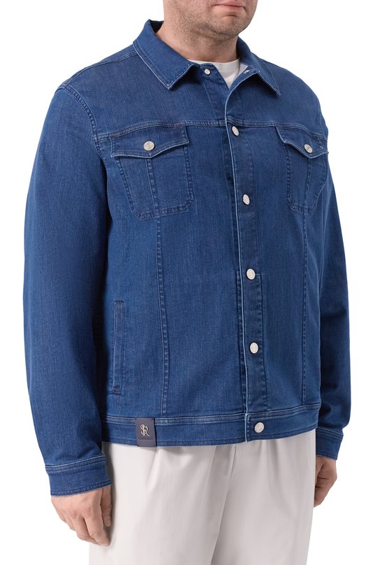 Джинсовая куртка Stefano Ricci MFJ6202310/TR138L Синий  MFJ6202310/TR138L Фото 3