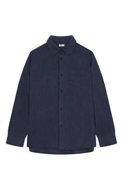 Льняная рубашка IL GUFO, арт. P25CL110L6006/2A-4A