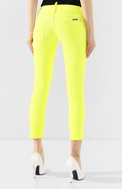 Джинсы DSQUARED2 желтого цвета по цене 37650 руб., арт. S72LB0275/S39781, фото 4 Джинсы DSQUARED2, арт. S72LB0275/S39781, фото 4