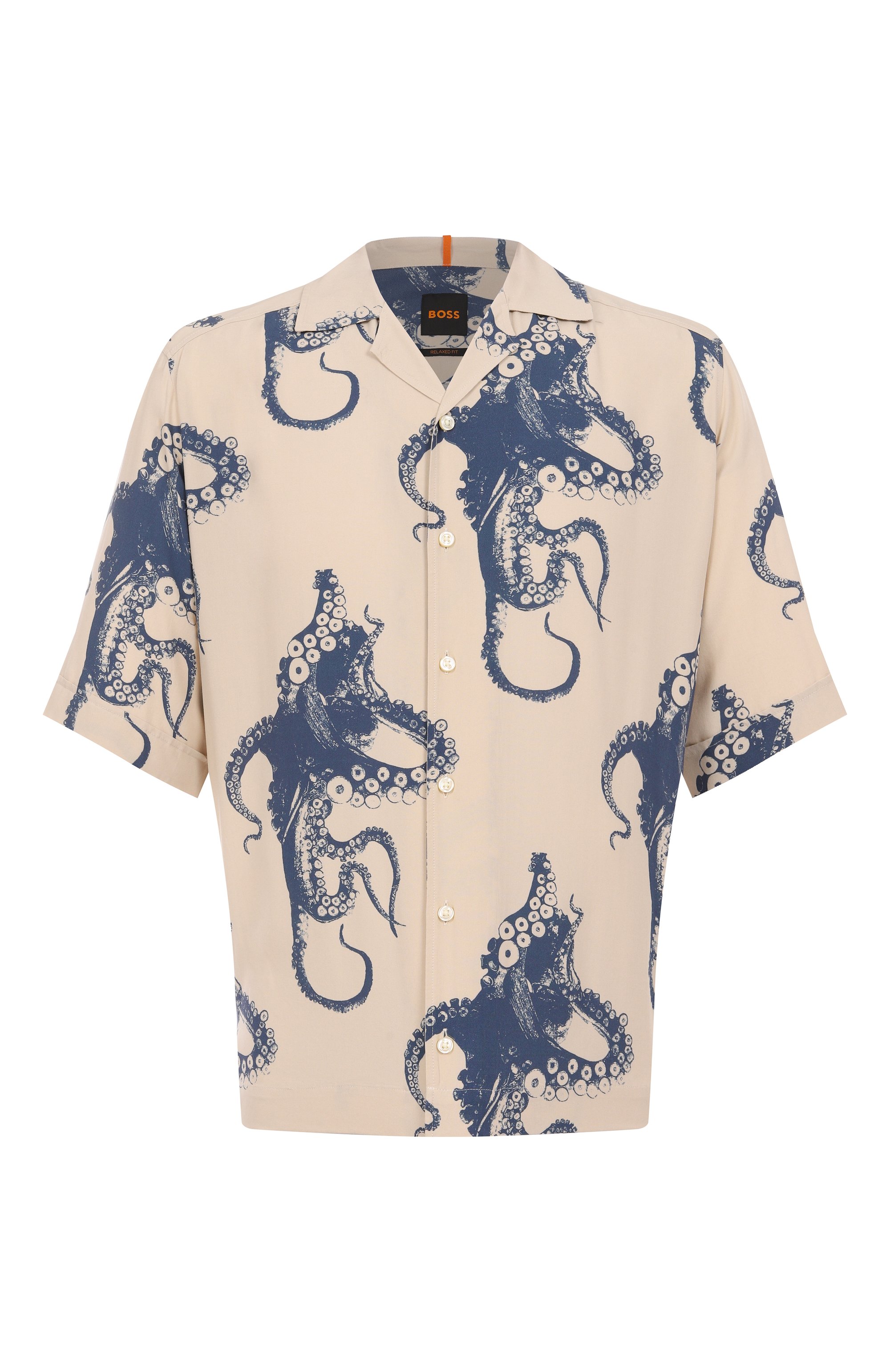 Рубашка из вискозы BOSS ORANGE, арт. 50538280, фото 1