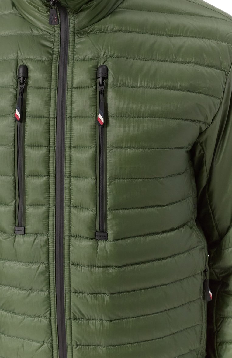 Мужская пуховая куртка althaus MONCLER GRENOBLE зеленого цвета, арт. 1A00013/595B1 | Фото 5 (Материал внешний: Синтетический материал; Длина (верхняя одежда): Короткие; Рукава: Длинные; Материал подклада: Синтетический материал; Стили: Кэжуэл; Мужское Кросс-КТ: Куртка-пуховая, Подстежка; Кросс-КТ: Утепленные; Материал утеплителя: Пух и перо)