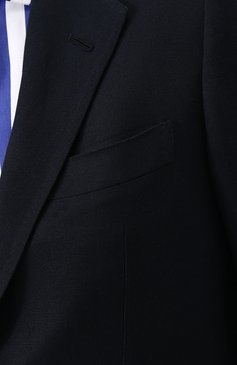 Однотонный жакет из смеси вискозы и льна KITON, арт. DG81GK09P7901000, фото 5