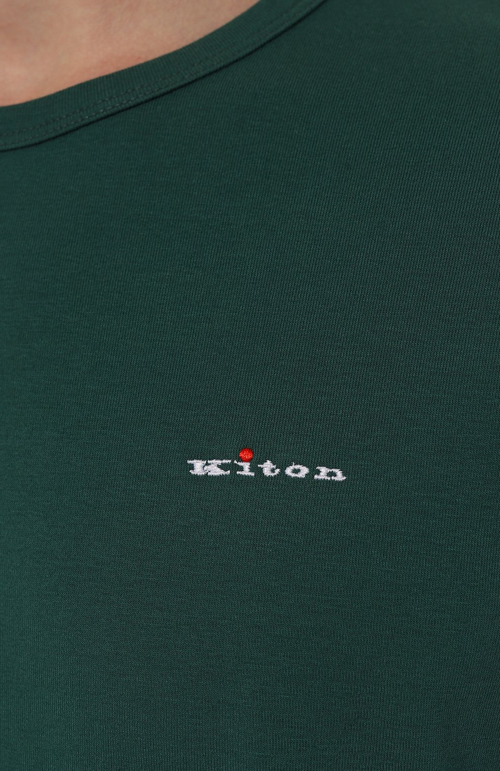 Хлопковая футболка KITON, арт. UNWM008K0228F08, фото 5