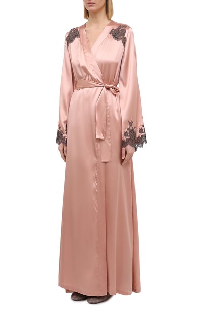 Шелковый халат I.D. SARRIERI, арт. L4871, фото 3