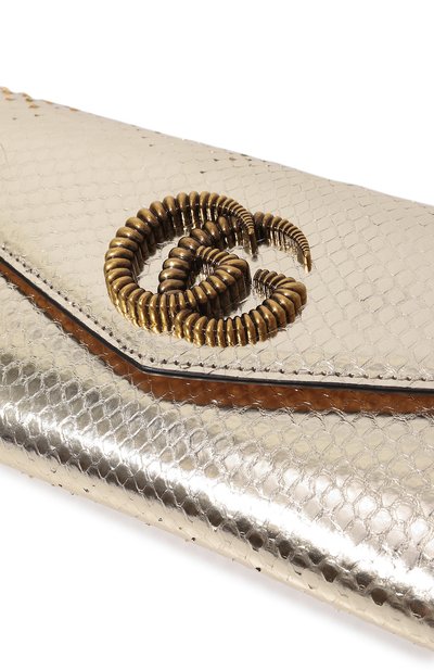 Клатч broadway из кожи питона GUCCI, арт. 594101 L1H0T, фото 3