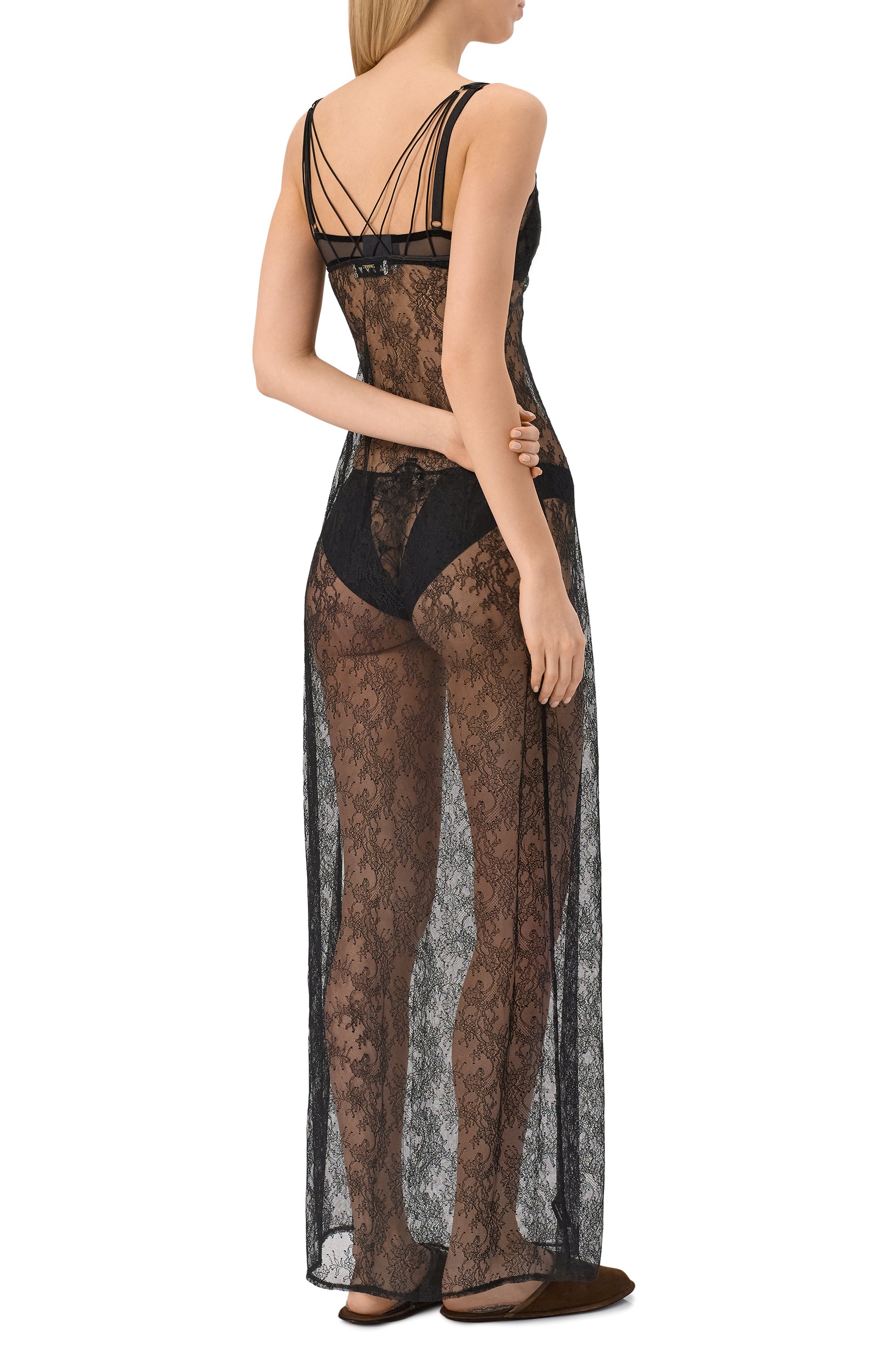 Сорочка LIVY черного цвета по цене 79240 руб., арт. 655076705, фото 4 Сорочка LIVY, арт. 655076705, фото 4