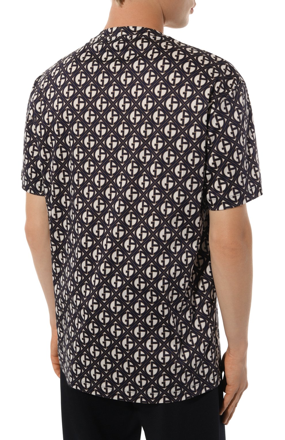 Хлопковая футболка GIORGIO ARMANI, арт. GM000307/TE11554, фото 4