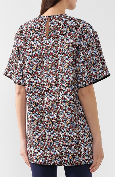 Топ с принтом VICTORIA BECKHAM, арт. TP TSH 1809F MSS19 MINI FL0RAL CREPE, фото 4