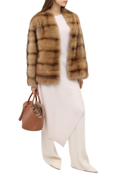 Шуба из меха соболя VALENTINO, арт. UF3FBA103GF, фото 2