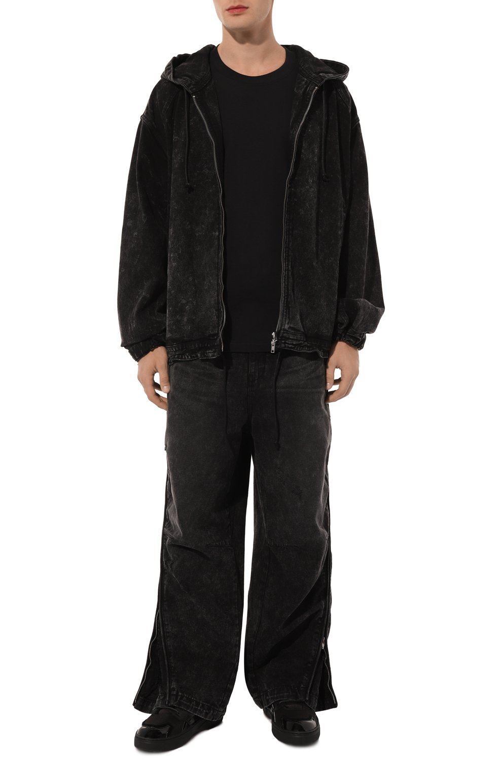 Джинсовая куртка JUUN.J черного цвета по цене 66550 руб., арт. JC4941PD1/5, фото 2 Джинсовая куртка JUUN.J, арт. JC4941PD1/5, фото 2