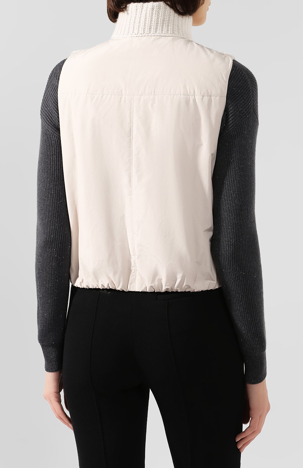 Кашемировый жилет BRUNELLO CUCINELLI бежевого цвета по цене 286000 руб., арт. M52570006, фото 4 Кашемировый жилет BRUNELLO CUCINELLI, арт. M52570006, фото 4