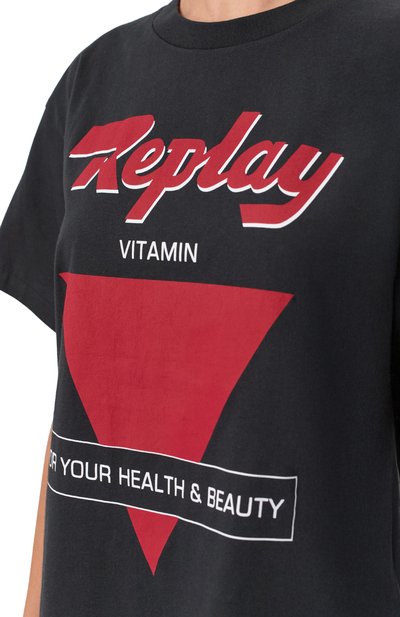 Хлопковая футболка REPLAY, арт. W3378 .000.2660, фото 5