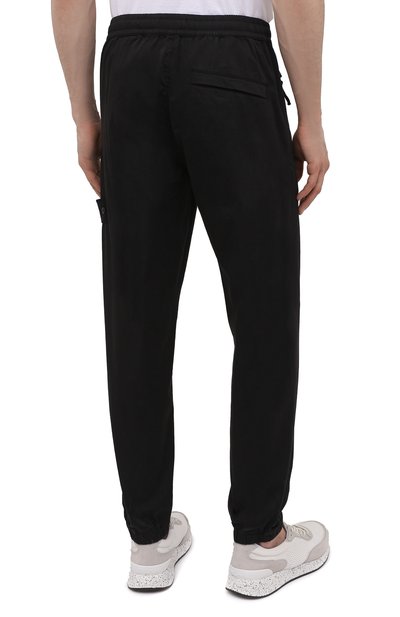 Джоггеры из хлопка и шерсти STONE ISLAND, арт. 7415317F2, фото 4
