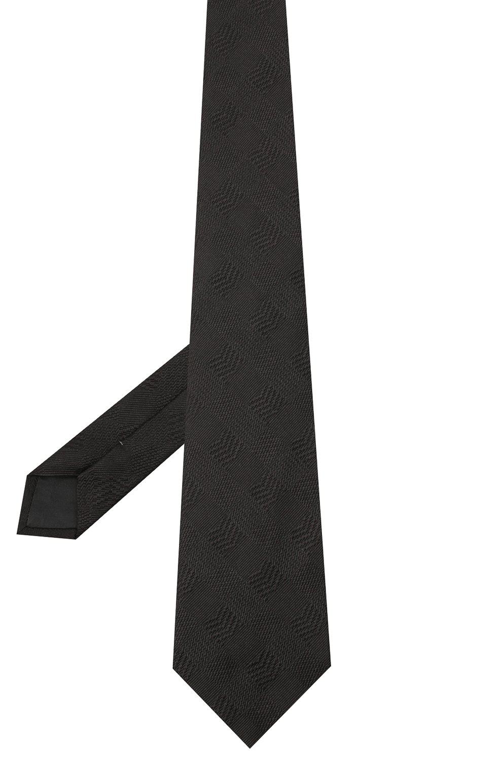 Шелковый галстук LANVIN черного цвета по цене 9950 руб., арт. 3233/TIE, фото 2 Шелковый галстук LANVIN, арт. 3233/TIE, фото 2