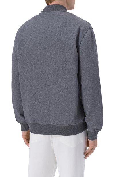 Хлопковая толстовка BRUNELLO CUCINELLI, арт. MW8639072G, фото 4