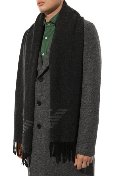 Шерстяной шарф EMPORIO ARMANI, арт. 625072/3F364, фото 2