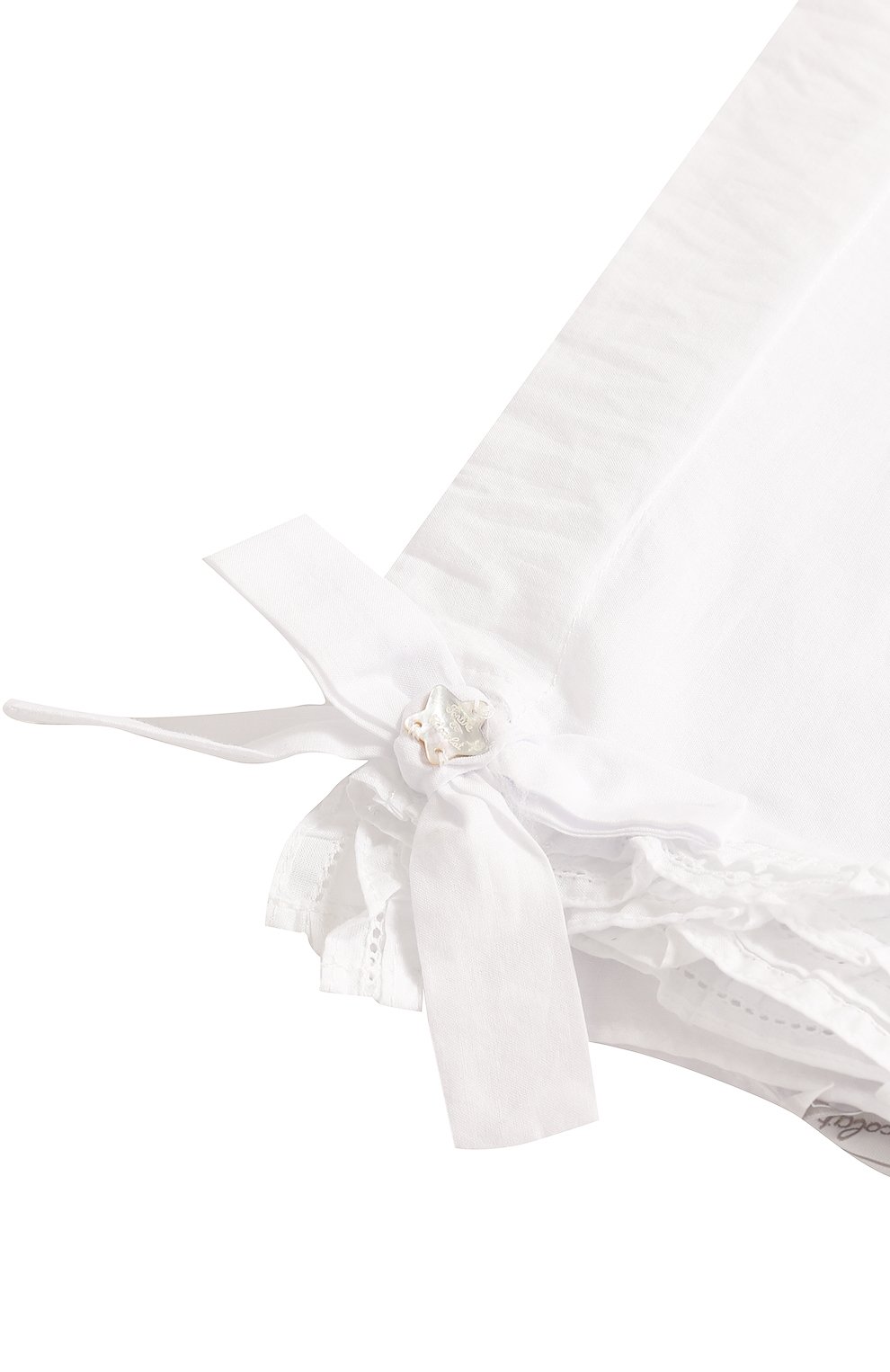 Хлопковый балдахин на кроватку TARTINE ET CHOCOLAT белого цвета по цене 14850 руб., арт. TF79029, фото 3 Хлопковый балдахин на кроватку TARTINE ET CHOCOLAT, арт. TF79029, фото 3